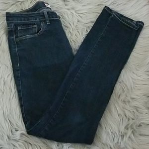 Levies skinny dark wash jeans